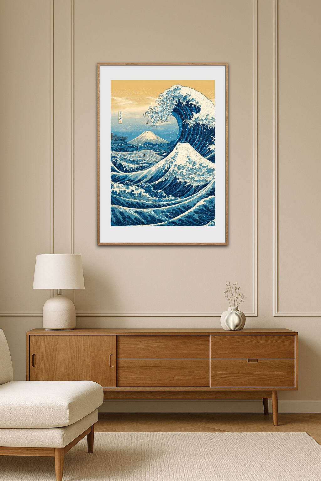 Saltet på tungen af bølger - Room Environment (Tall Format)