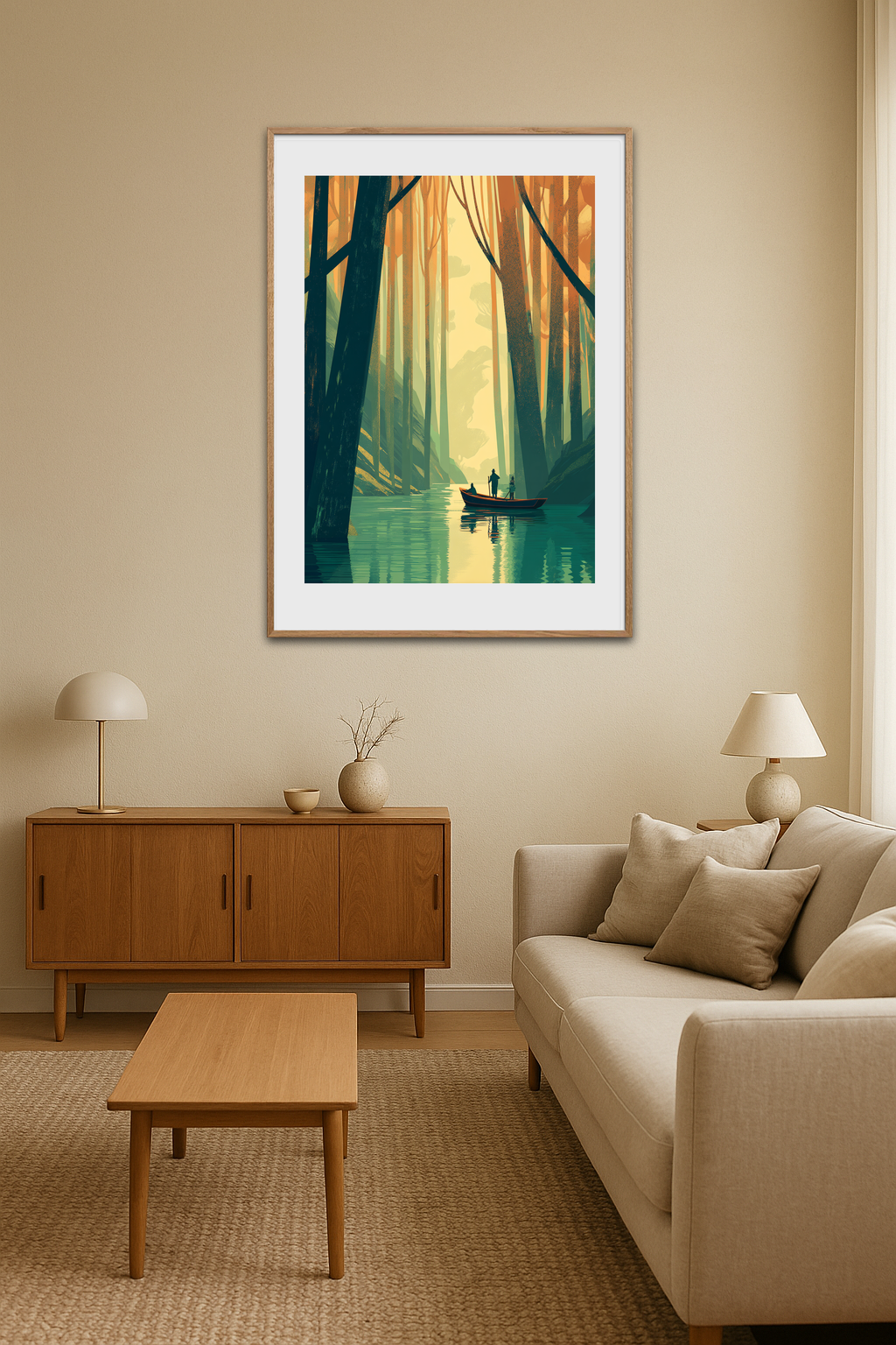 Skovens stille hvisken - Room Environment (Tall Format)