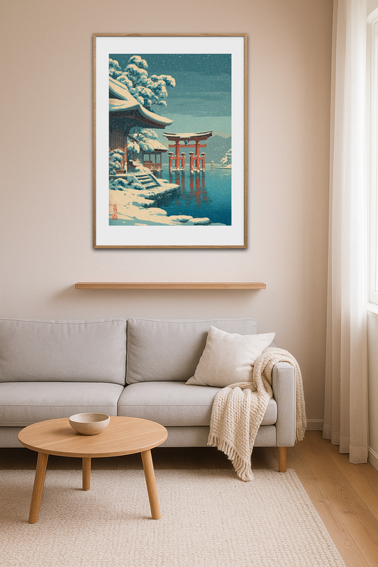 Vinterens hvisken på vandet - Room Environment (Tall Format)