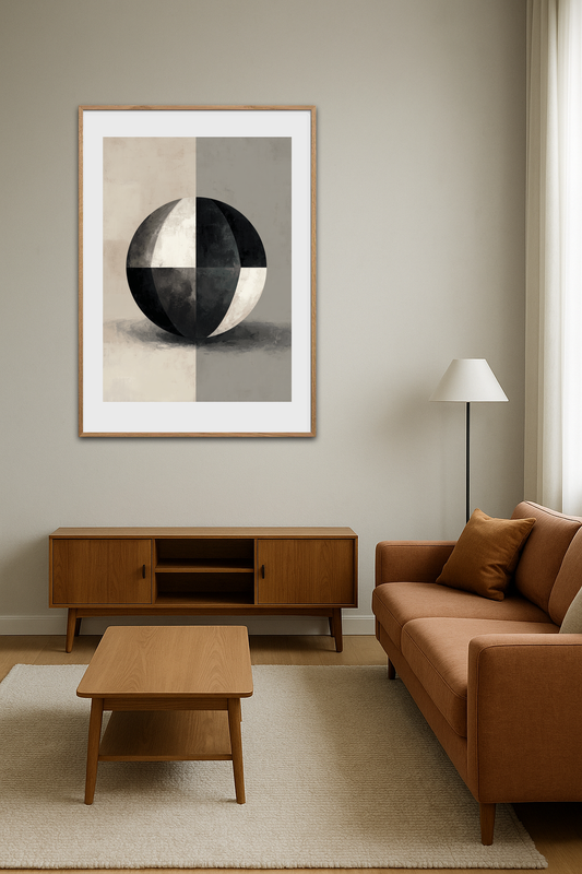 Stum symfoni i gråtoner - Room Environment (Tall Format)