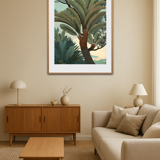 Palmebladets sagte sus - Room Environment (Tall Format)