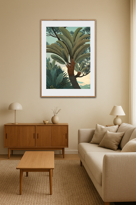 Palmebladets sagte sus - Room Environment (Tall Format)