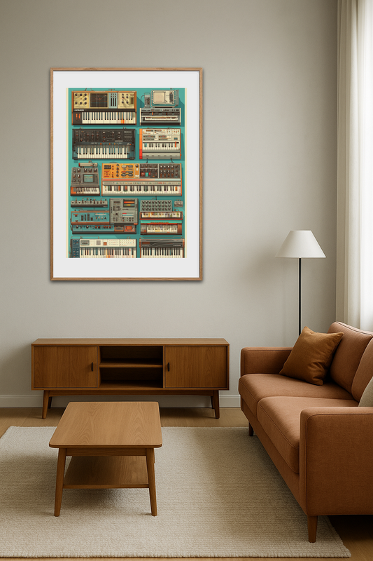 Elektronisk klang af nostalgi - Room Environment (Tall Format)