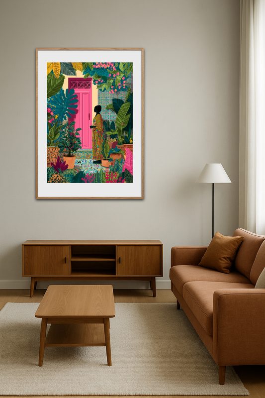 Tropisk stilheds sagte rytme - Room Environment (Tall Format)