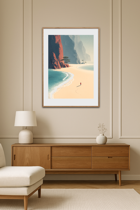 Bølgernes hvisken i sandet - Room Environment (Tall Format)