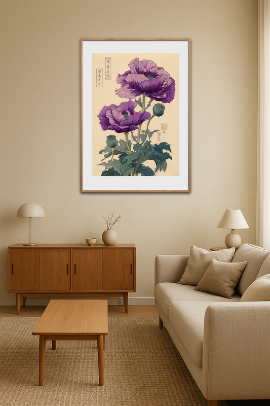 Hvisken fra lilla kronblade - Room Environment (Tall Format)