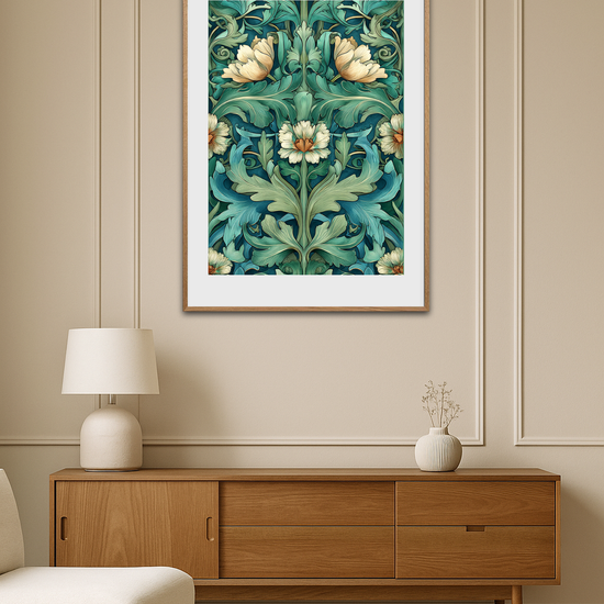 Sus af grøn silke - Room Environment (Tall Format)