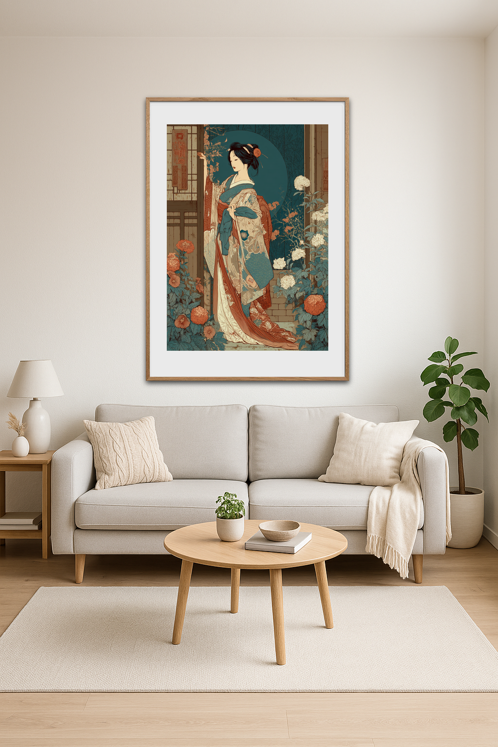 Månesus i silkeblød nat - Room Environment (Tall Format)