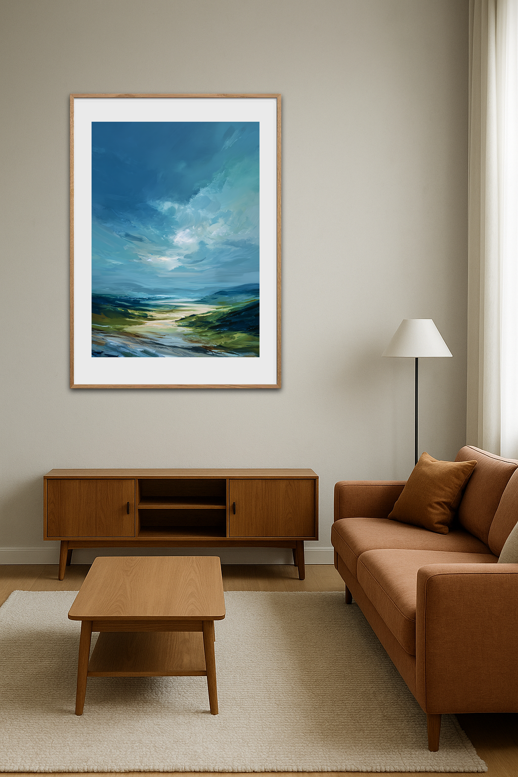 En hånd af kølig luft - Room Environment (Tall Format)