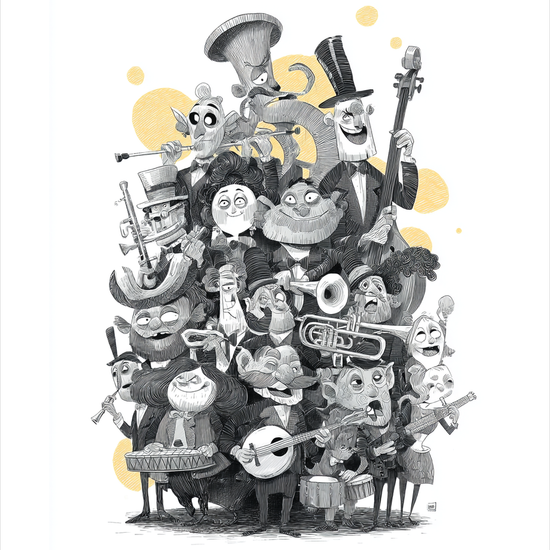 Lyden af smilende instrumenter - No Frame, With White Border