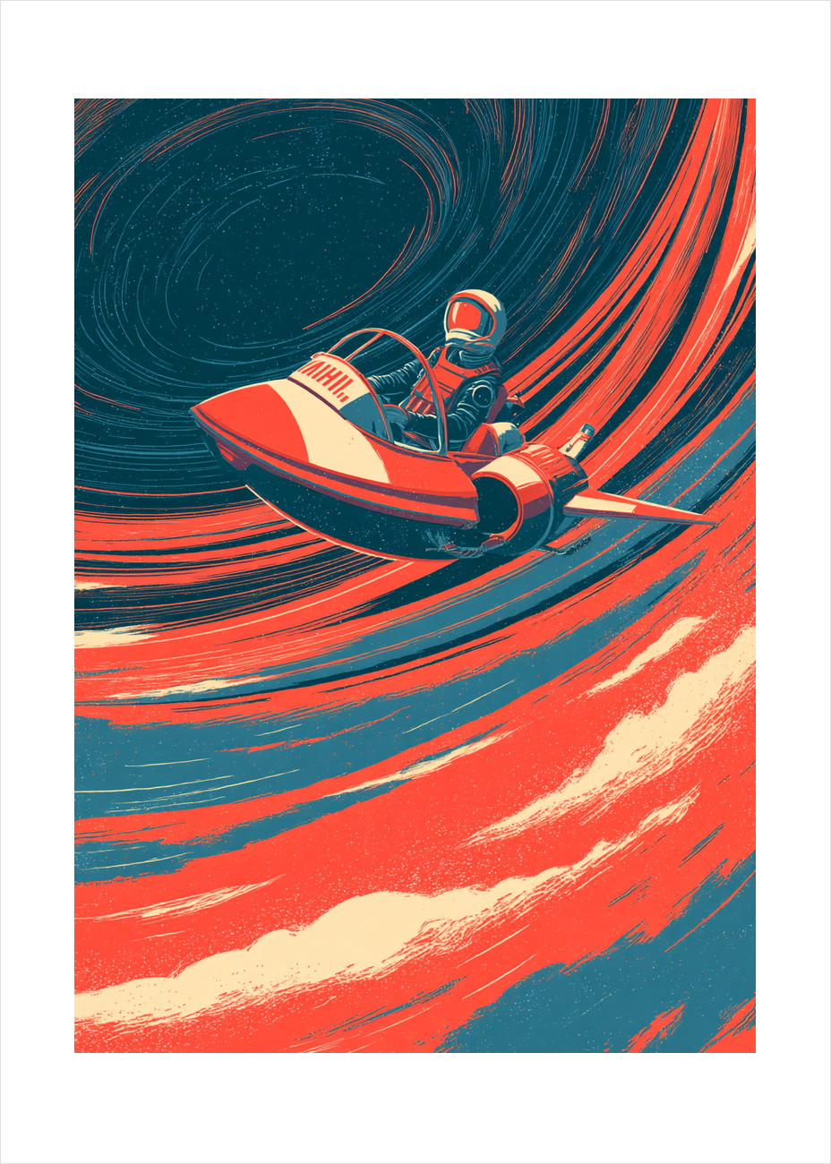 Stjernedansens hvisken - No Frame, With White Border