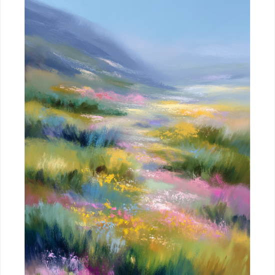 Lyd af farver i vinden - No Frame, With White Border