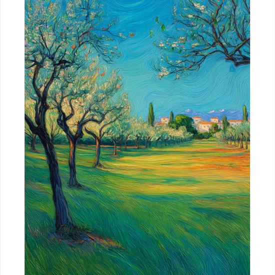 Luftens stille hvisken - No Frame, With White Border