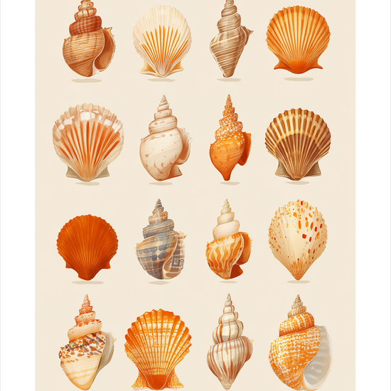 Havets sagte hvisken - No Frame, With White Border