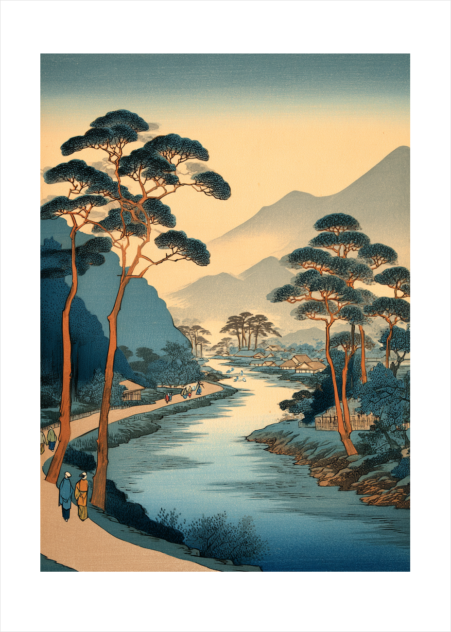 Sus fra fyrretræerne - No Frame, With White Border