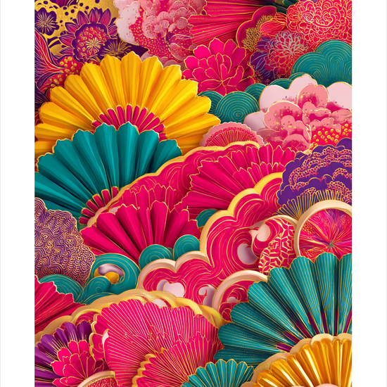 Silke under fingrene - No Frame, With White Border