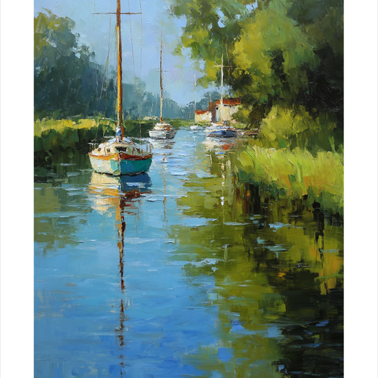 Spejlets stille sang - No Frame, With White Border