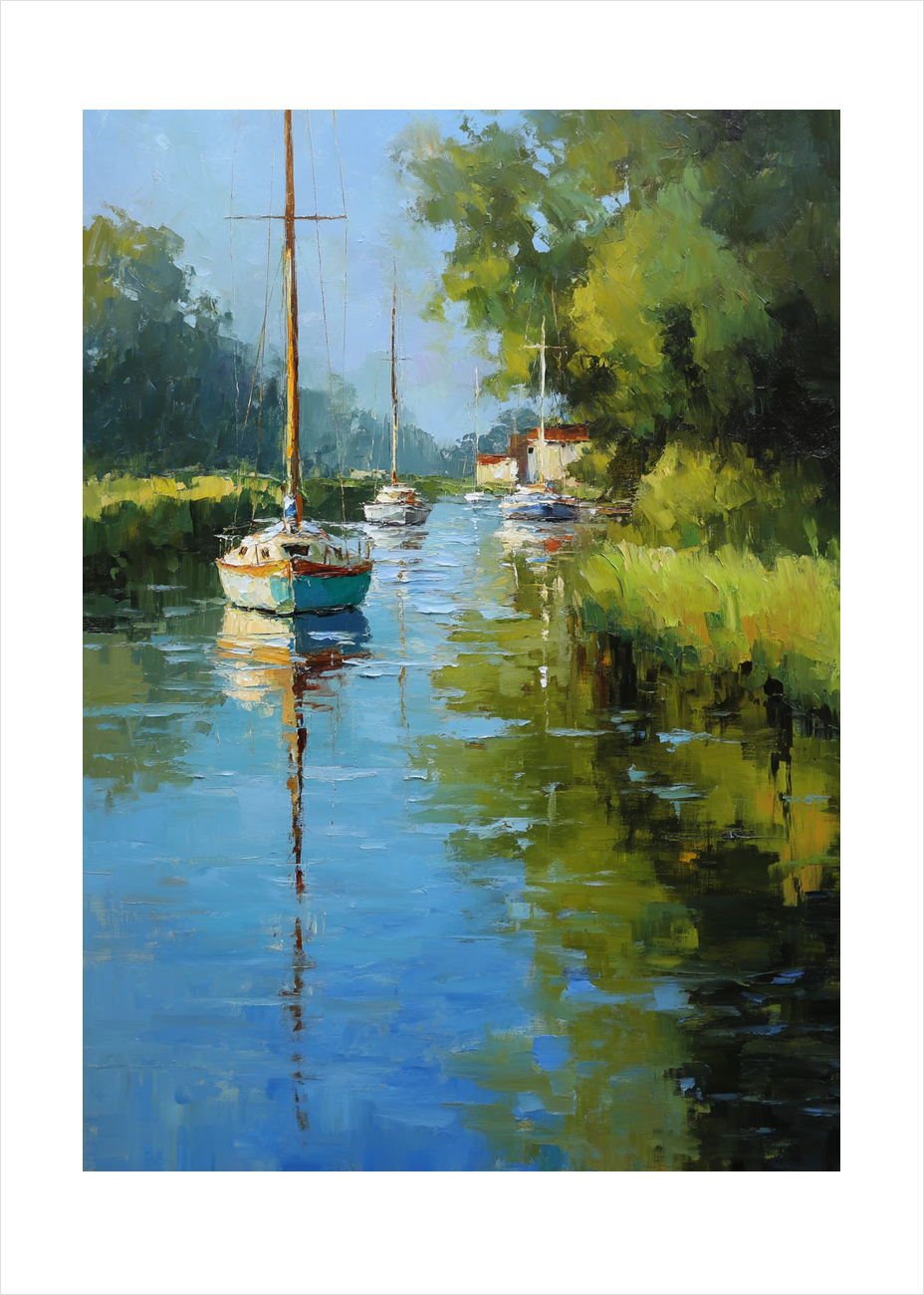 Spejlets stille sang - No Frame, With White Border