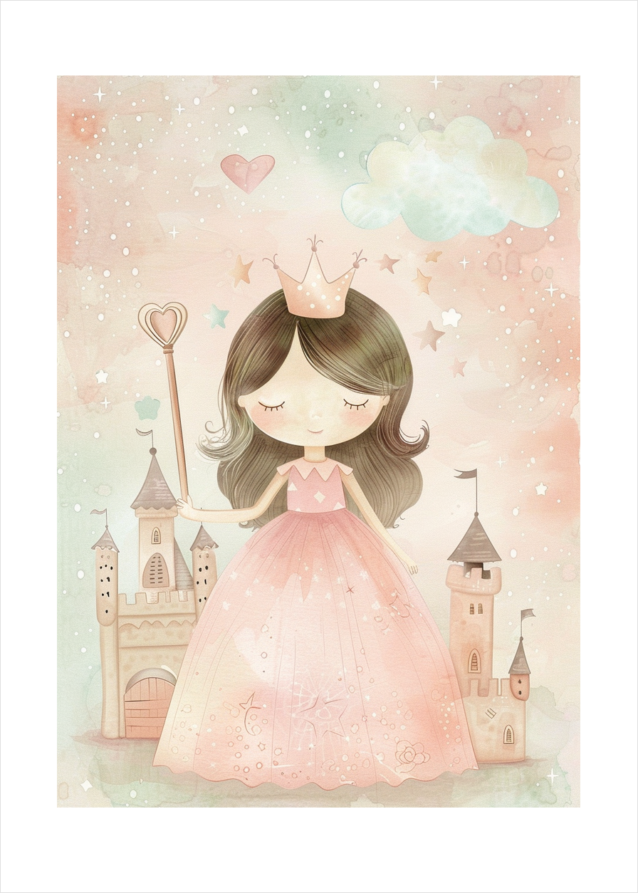 Kongelig stille hvisken - No Frame, With White Border