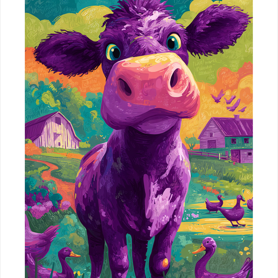 Mælkens symfoni - No Frame, With White Border