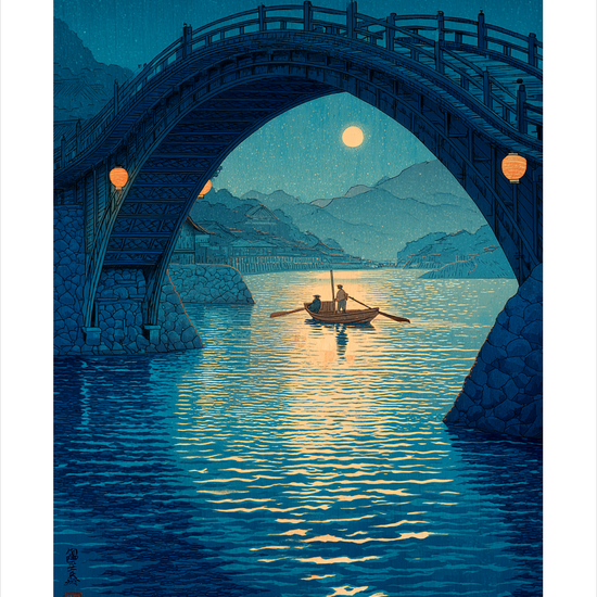 Månens stille hvisken - No Frame, With White Border