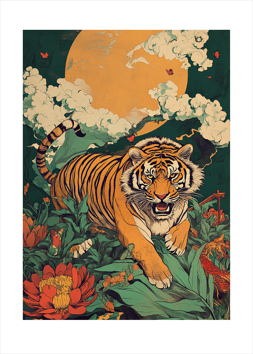 Brøl mellem jadeblade - No Frame, With White Border