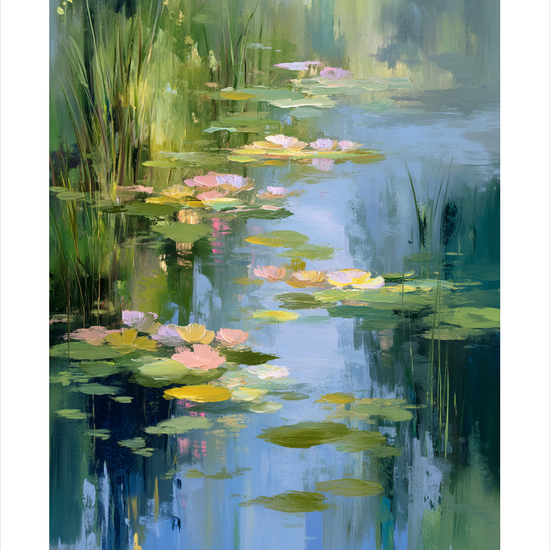 Vandets hvisken - No Frame, With White Border