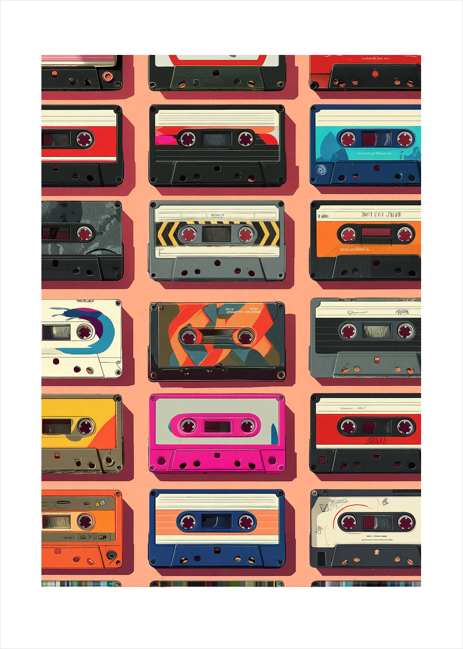 Smag af analog nostalgi - No Frame, With White Border