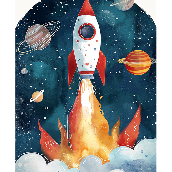 Rumrejsens brændende sang - No Frame, With White Border