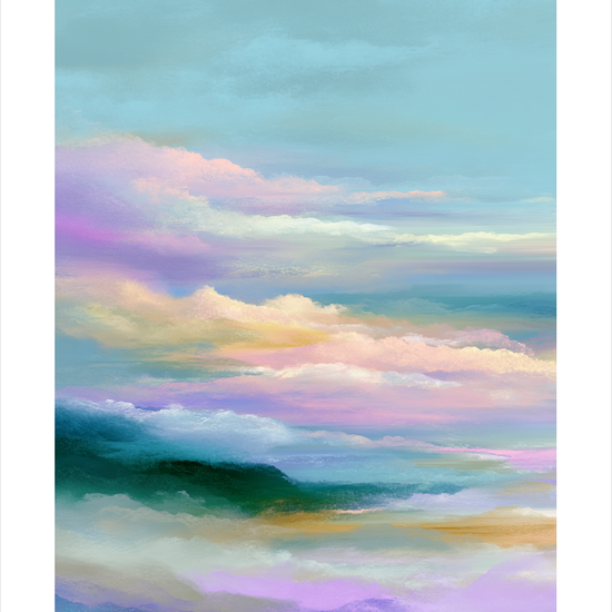 Himmelens bløde hvisken - No Frame, With White Border