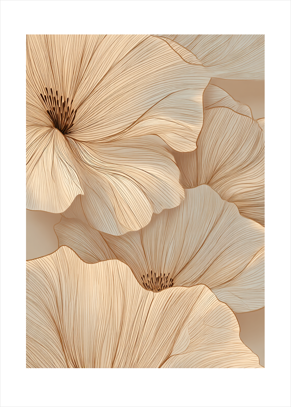 Hviskende fløjlsbølger - No Frame, With White Border