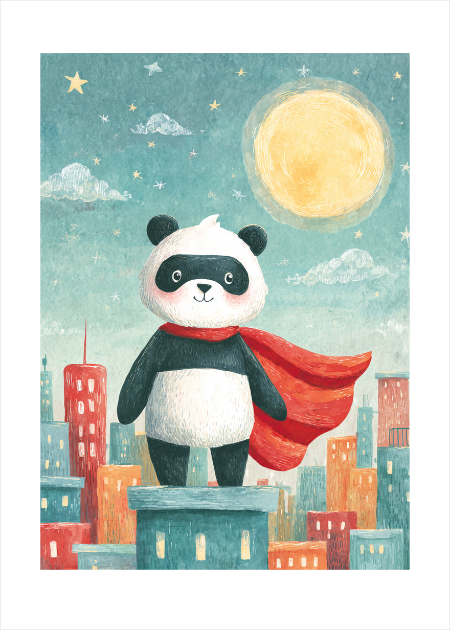 Månens varme hvisken - No Frame, With White Border