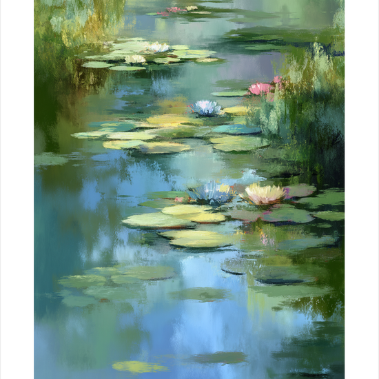 Vandliljens tause klang - No Frame, With White Border