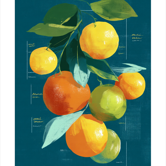 Syrlig hvisken mod tungen - No Frame, With White Border