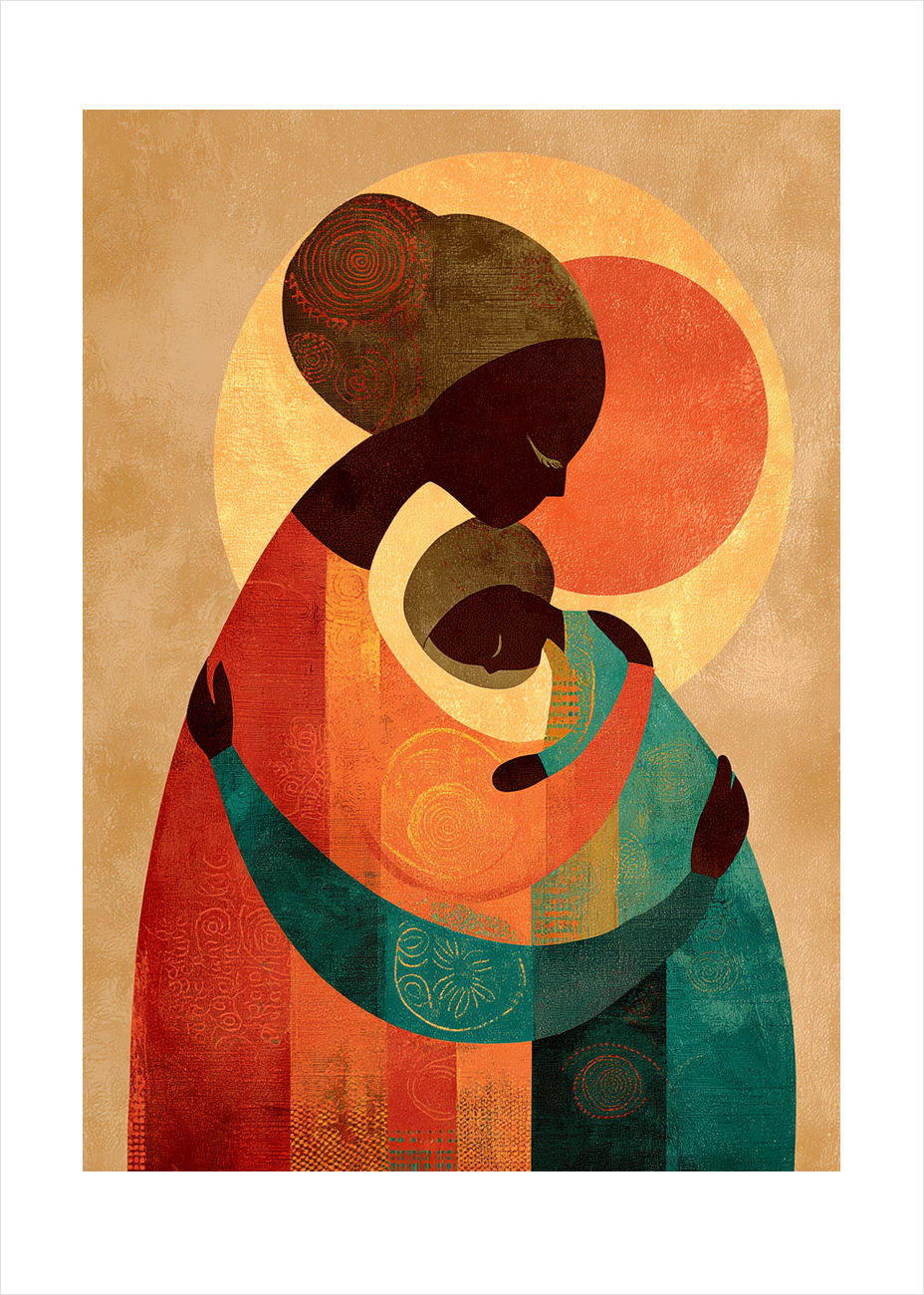 Moderens stille hjertesang - No Frame, With White Border