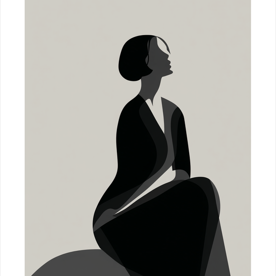 Hviskende skygger - No Frame, With White Border