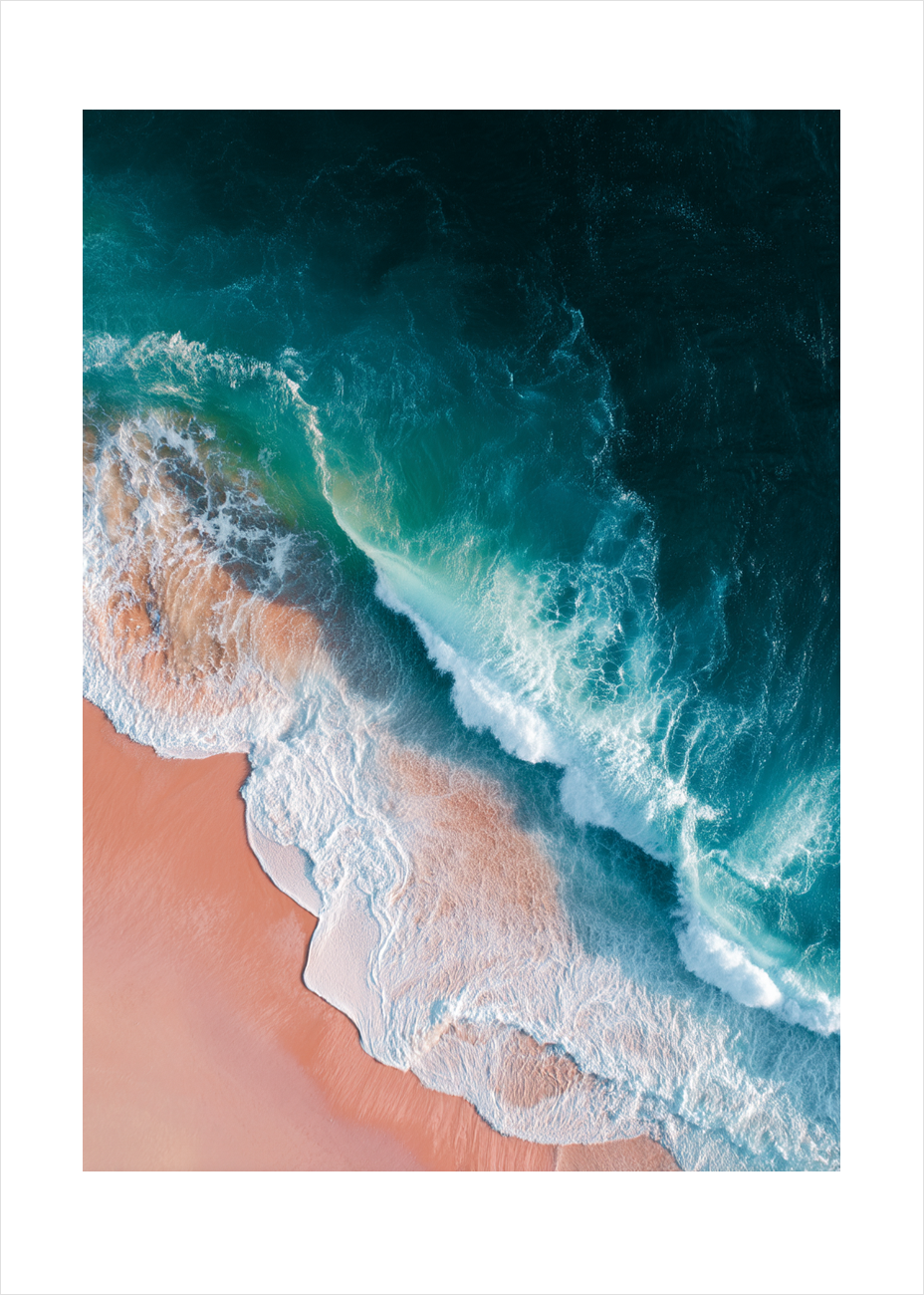 Havets kulde på tungen - No Frame, With White Border