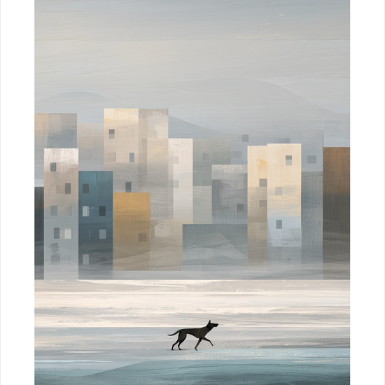 Ekko af ensom vandring - No Frame, With White Border