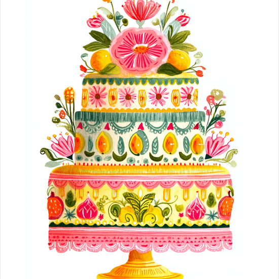 Lag på lag af sødme - No Frame, With White Border