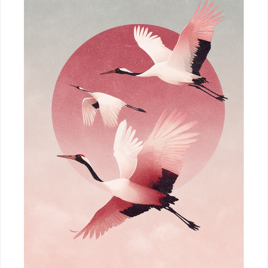 Vinger i lyserød hvisken - No Frame, With White Border