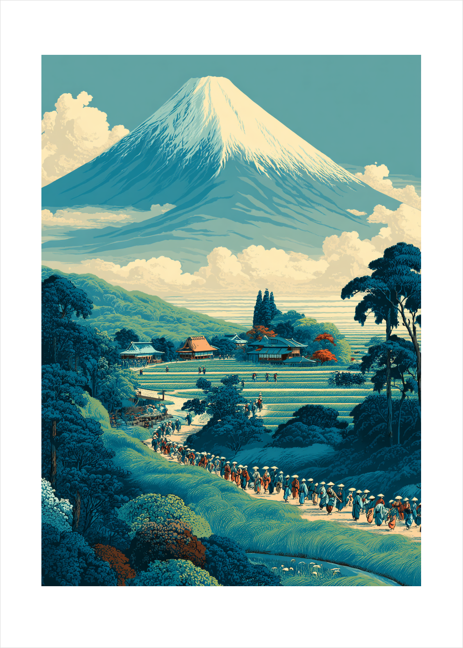 Fodtrin langs evighedens sti - No Frame, With White Border