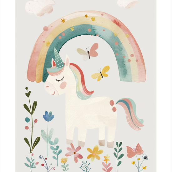 Enhjørningens stille melodi - No Frame, With White Border