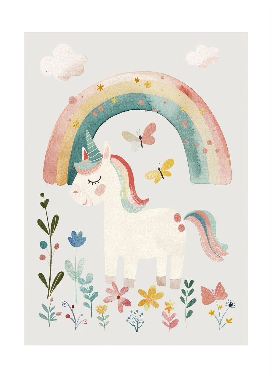 Enhjørningens stille melodi - No Frame, With White Border