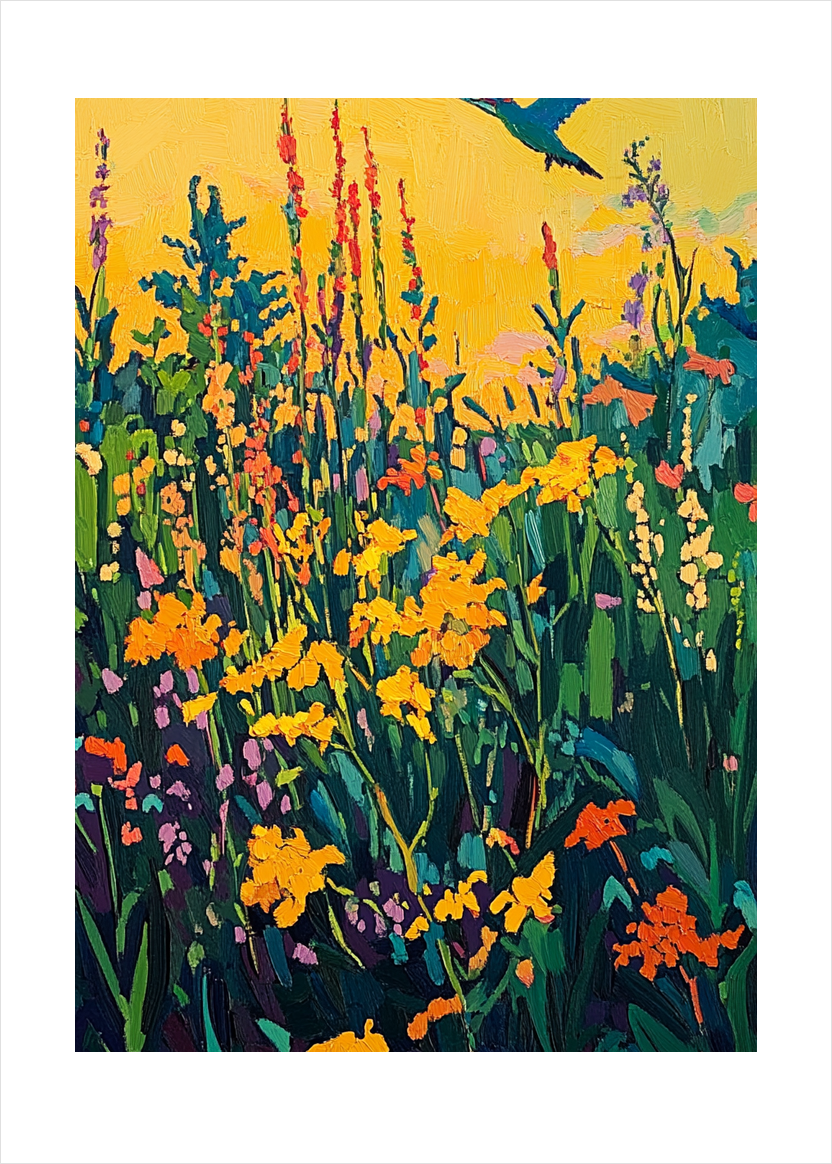 flugten over vildengens farvebrus - No Frame, With White Border