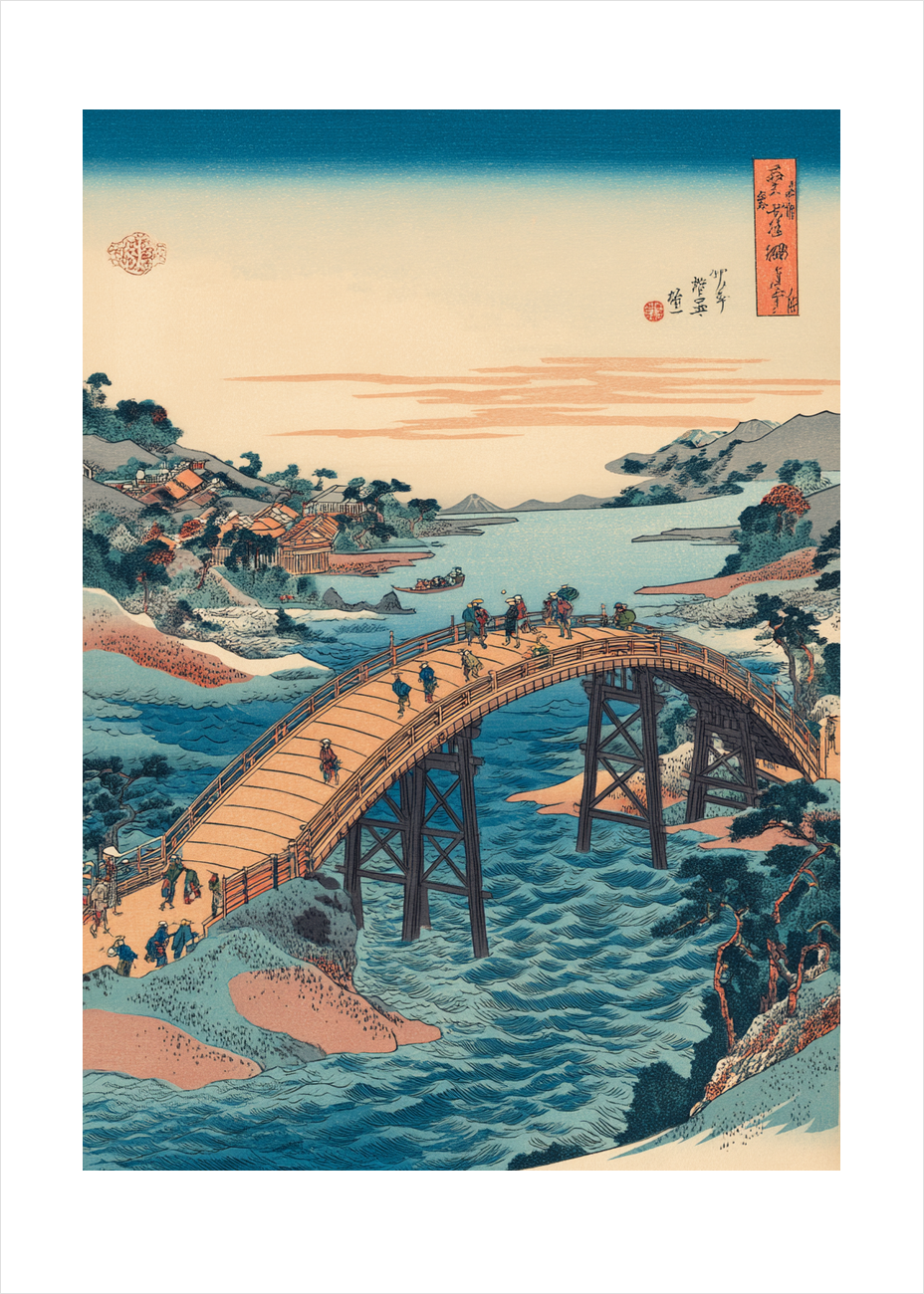 Broens hvisken over bølgerne - No Frame, With White Border