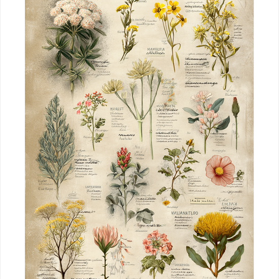 Blomsternes stille symfoni - No Frame, With White Border