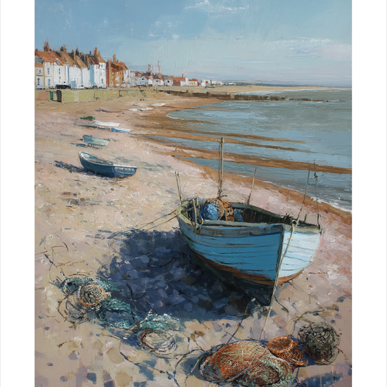 Sandets kølige salte berøring - No Frame, With White Border