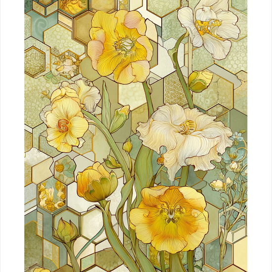 Honningduftens stille sus - No Frame, With White Border