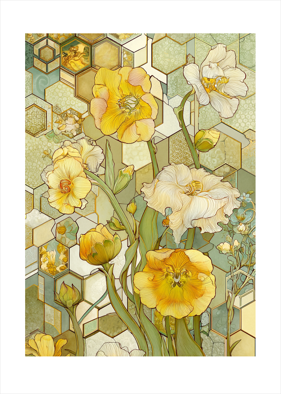 Honningduftens stille sus - No Frame, With White Border