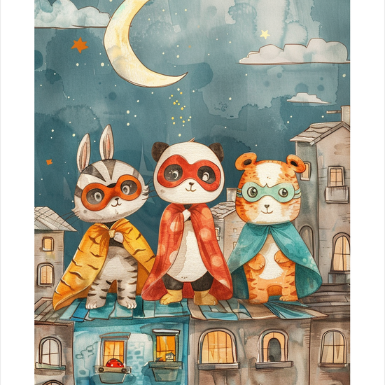 Nattens hvisken fra kapperne - No Frame, With White Border